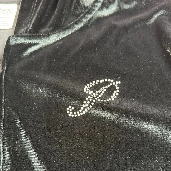 PINK Victoria's Secret Black Velvet Cropped Coat - Picture 6 of 13